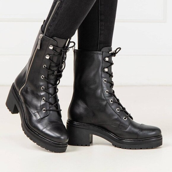 michael kors anaka combat boots